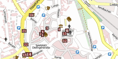 Stadtplan Löwenpudel Osnabrück