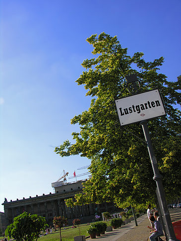 Lustgarten Schild Foto 