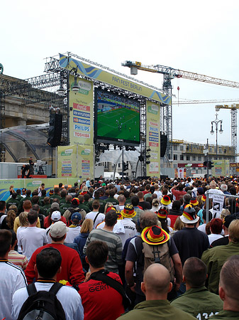 Leinwand und Fans