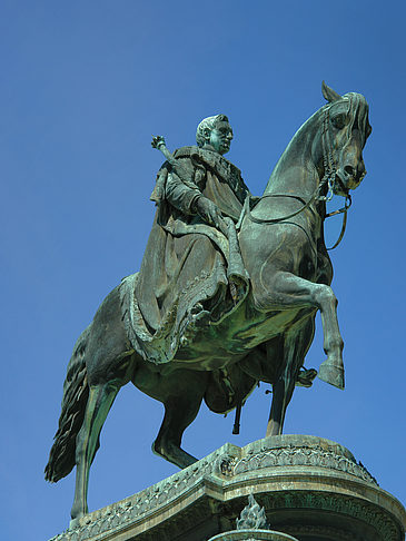 König-Johann-Statue Foto 