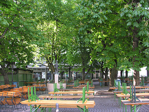 Foto Biergarten am Viktualienmarkt - München