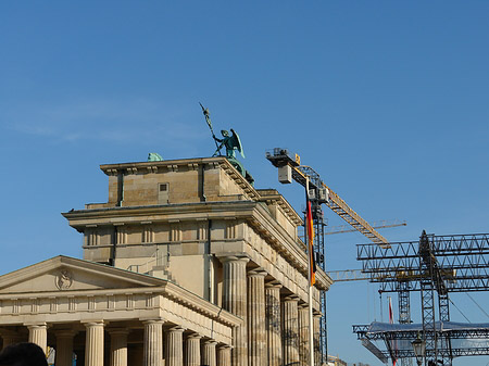Foto Brandenburger Tor mit Fanmeile