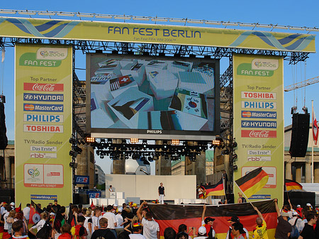 Leinwand und Fans Foto 