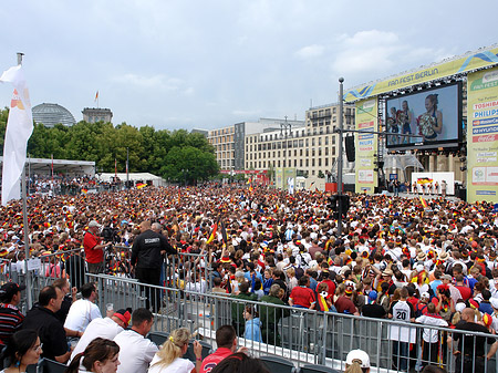 Leinwand und Fans Foto 
