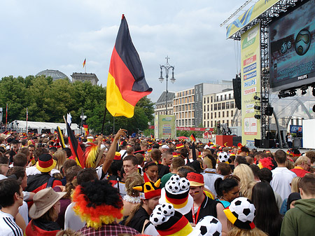 Leinwand und Fans Foto 