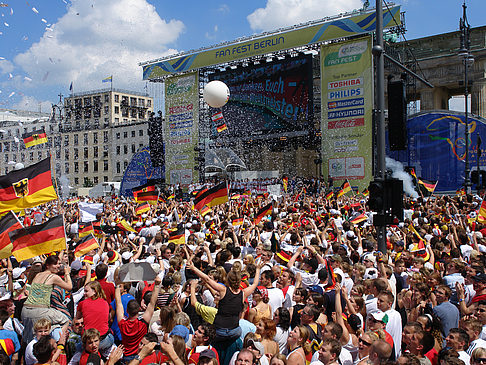 Foto Leinwand und Fans - Berlin