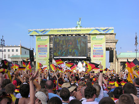 Leinwand und Fans