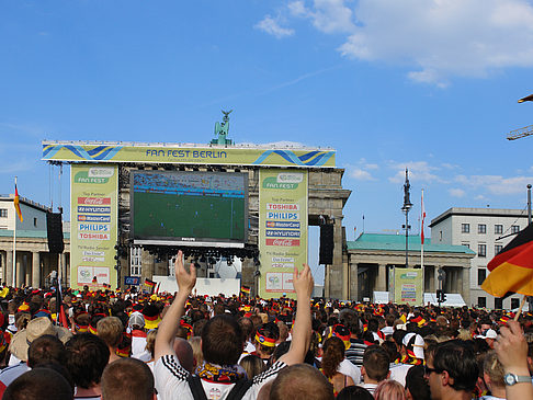 Leinwand und Fans