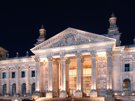 Foto Reichstag bei Nacht