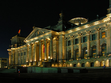 Foto Reichstag bei Nacht
