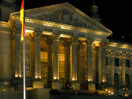 Foto Reichstag bei Nacht - Berlin
