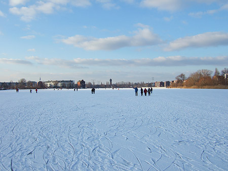 Foto Gefrorener See