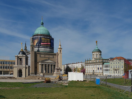 Fotos Baustelle und Rathaus
