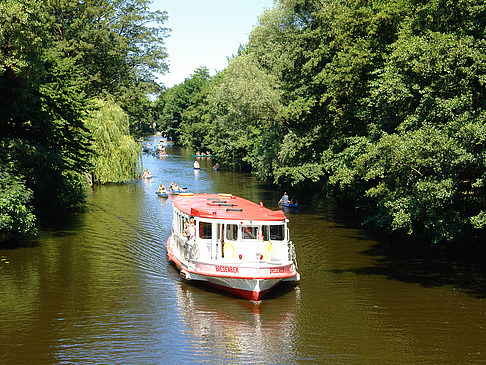 Boote auf der Außenalster