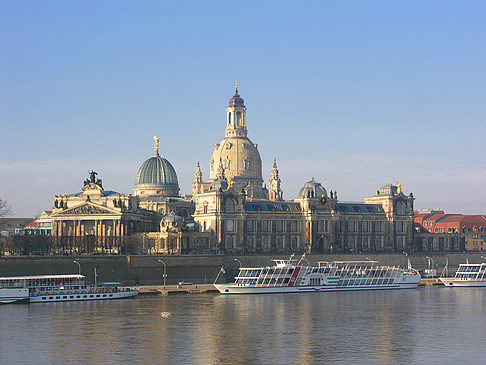 Fotos Frauenkirche von der Brühlschen Terrasse